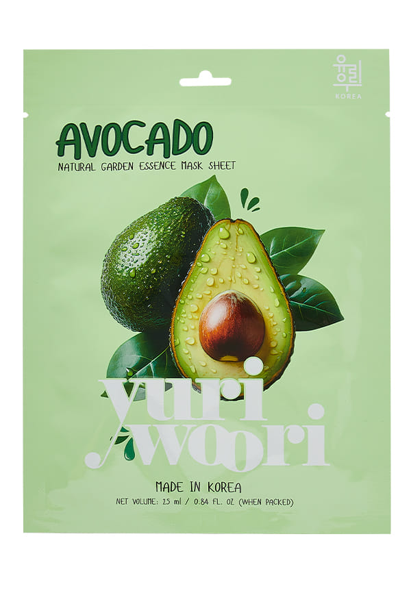 Natural Garden Essence Mask Sheet Avocado