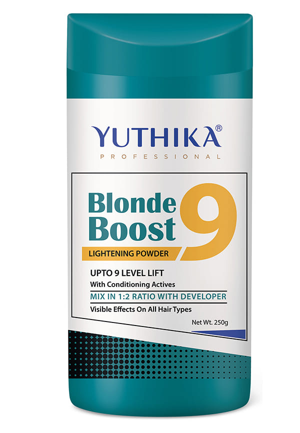 Yuthika Professional Bleach Powder for Hair - Light Blue | 250g Jar | Pack of 1