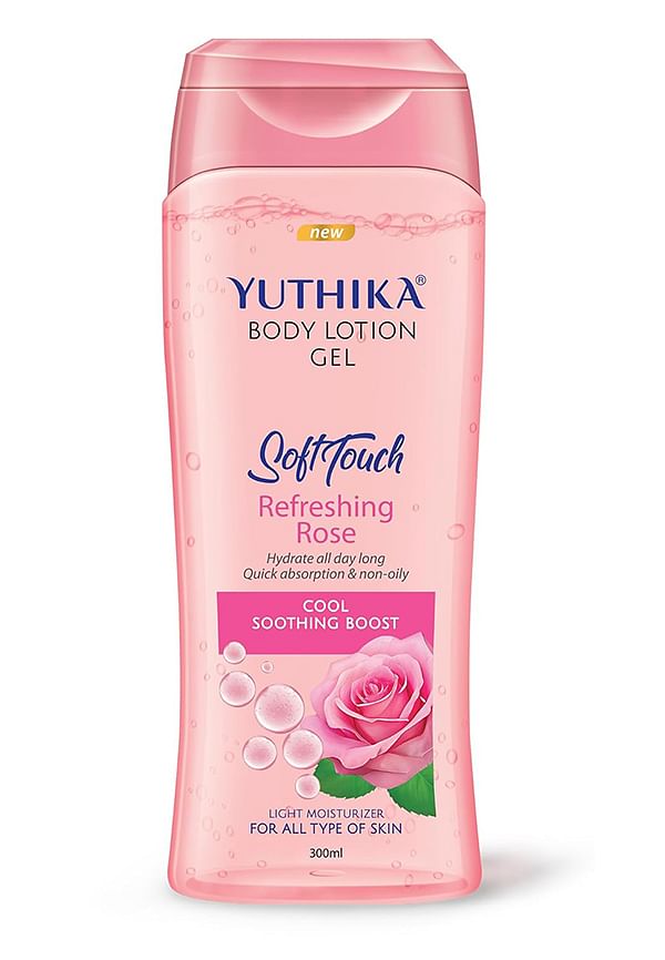 Yuthika Body Lotion Gel Refreshing Rose