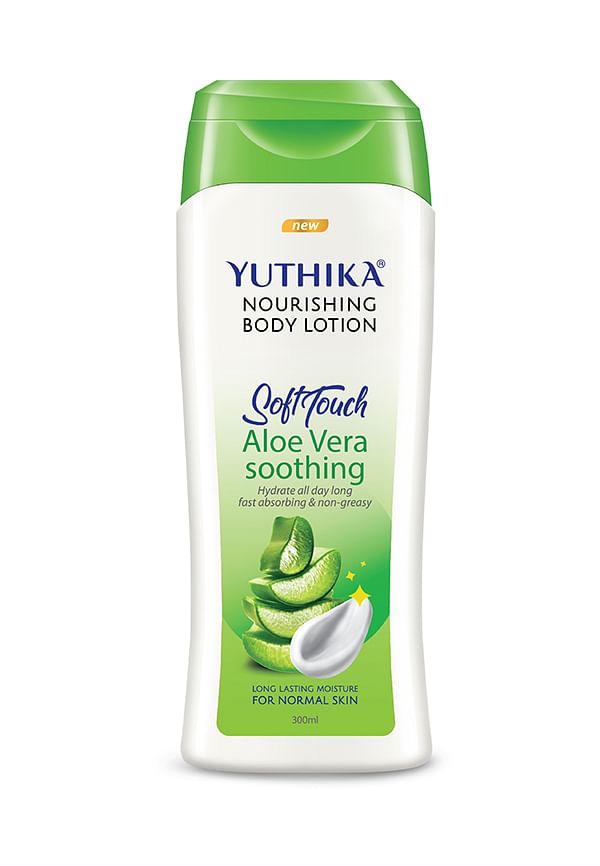 Yuthika Aloe Vera Body Lotion for Instant Hydration, Fast Absorbing & Long Lasting Nourishing Body Lotion