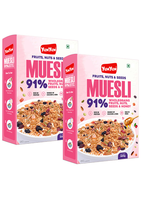 41% Fruits, Nuts & Seeds Crunchy Muesli