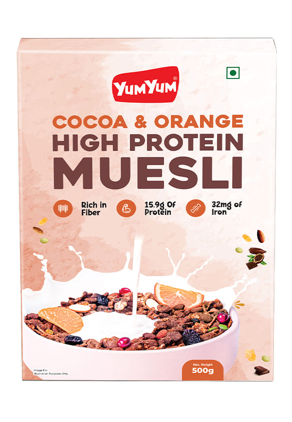 Cocoa & Orange High Protein Muesli