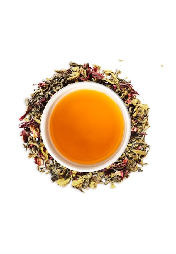 Hibiscus Herbal Green Tea with Peppermint – thumbnail 2