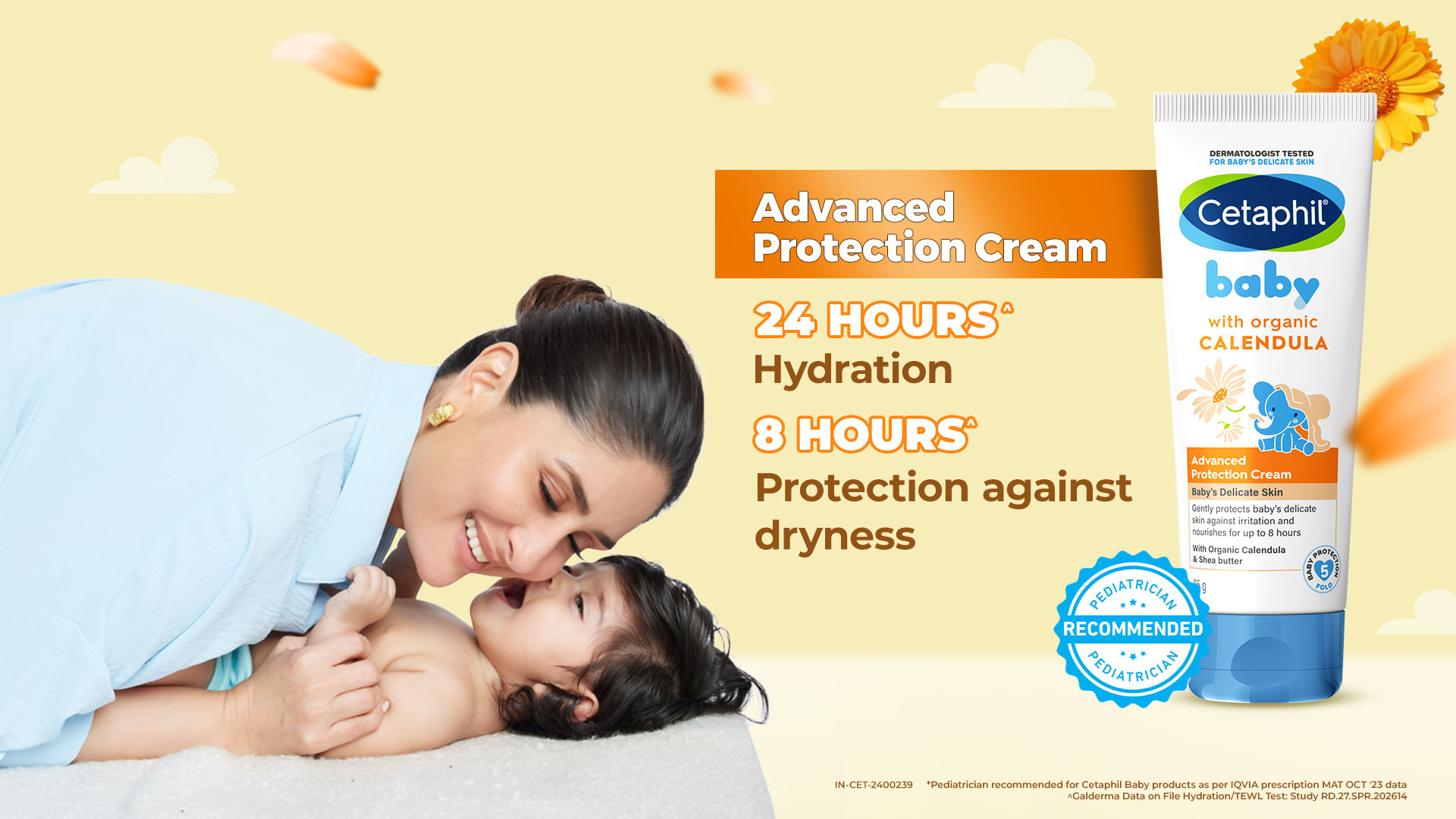 Baby Advanced Protection Cream With Organic Calendula