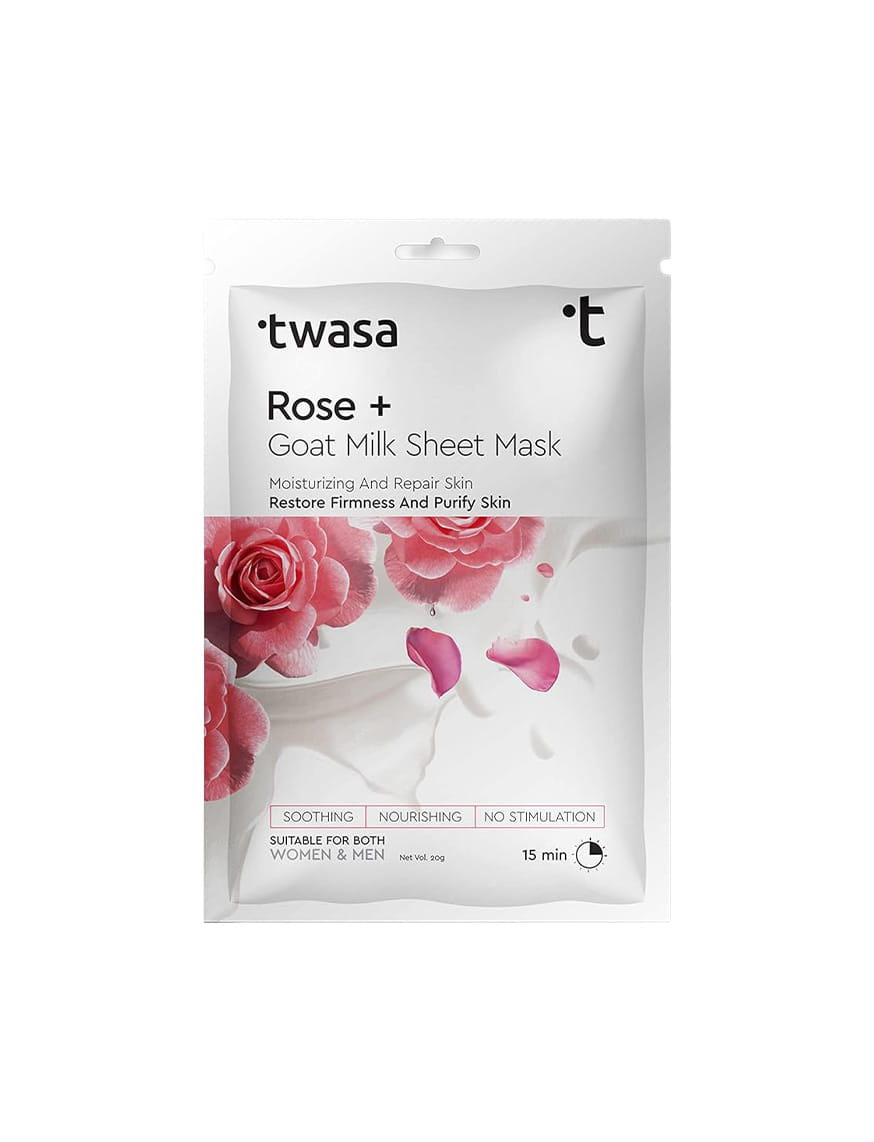 Rose + Goat Milk Facial Sheet Mask