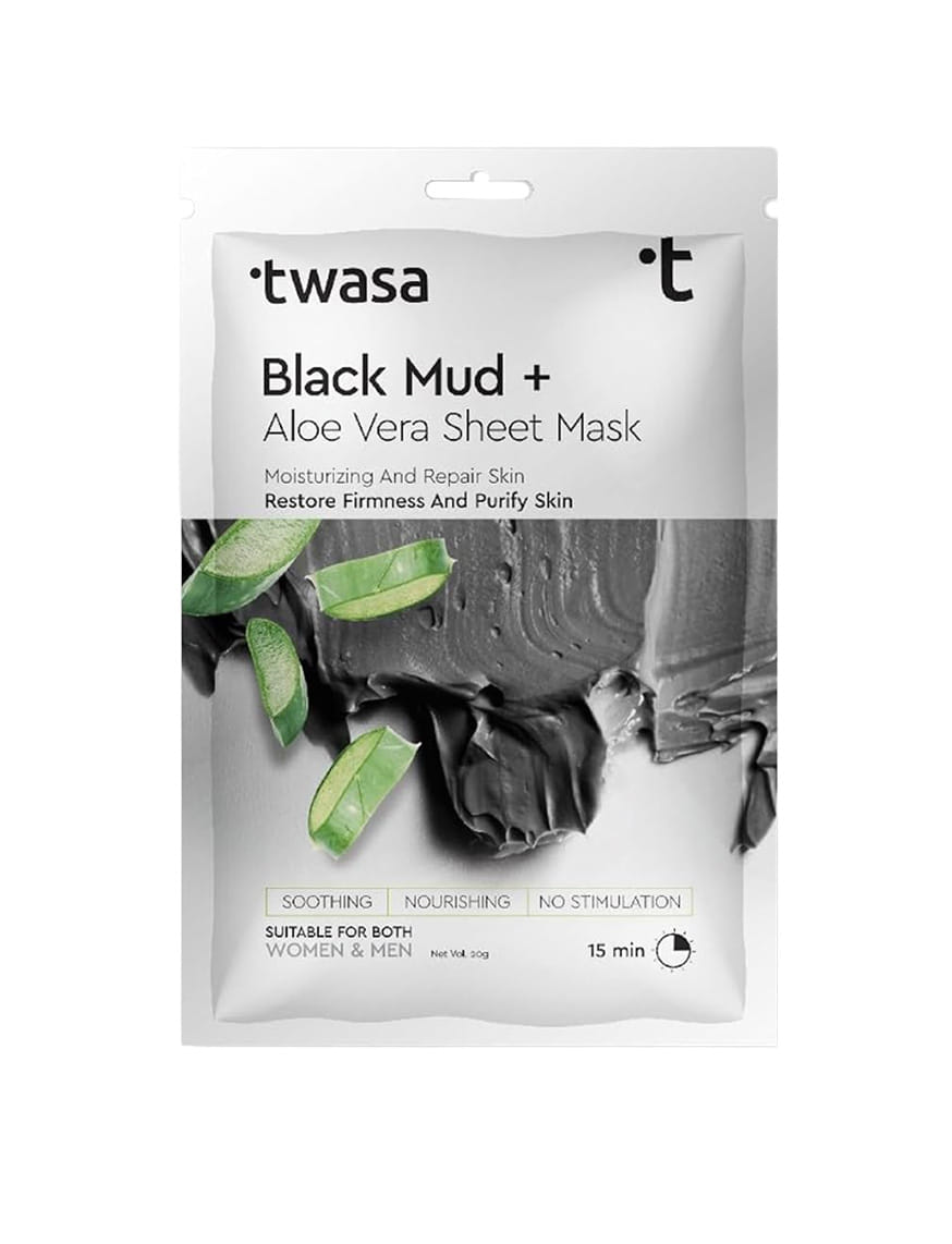 Black Mud + Aloe Vera Facial Sheet Mask