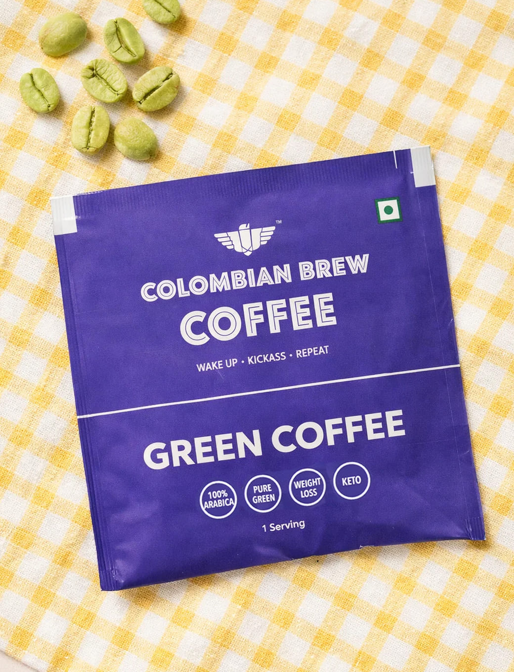 Green Coffee Bag