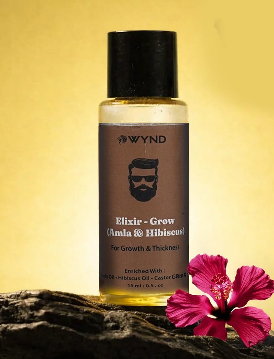 Elixir - Grow Beard Oil With Amla & Hibiscus