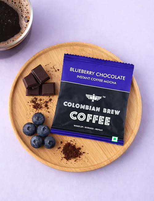 Blueberry Chocolate Instant Coffee Mocha