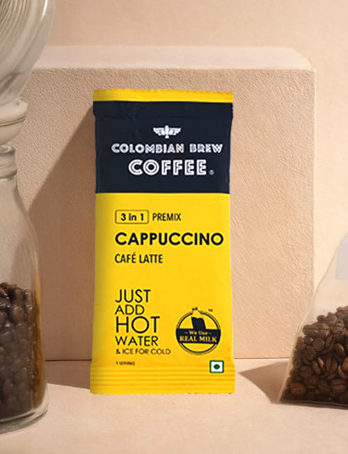 Cappuccino Café Latte Coffee Pre-mix (3 In 1) Sachet