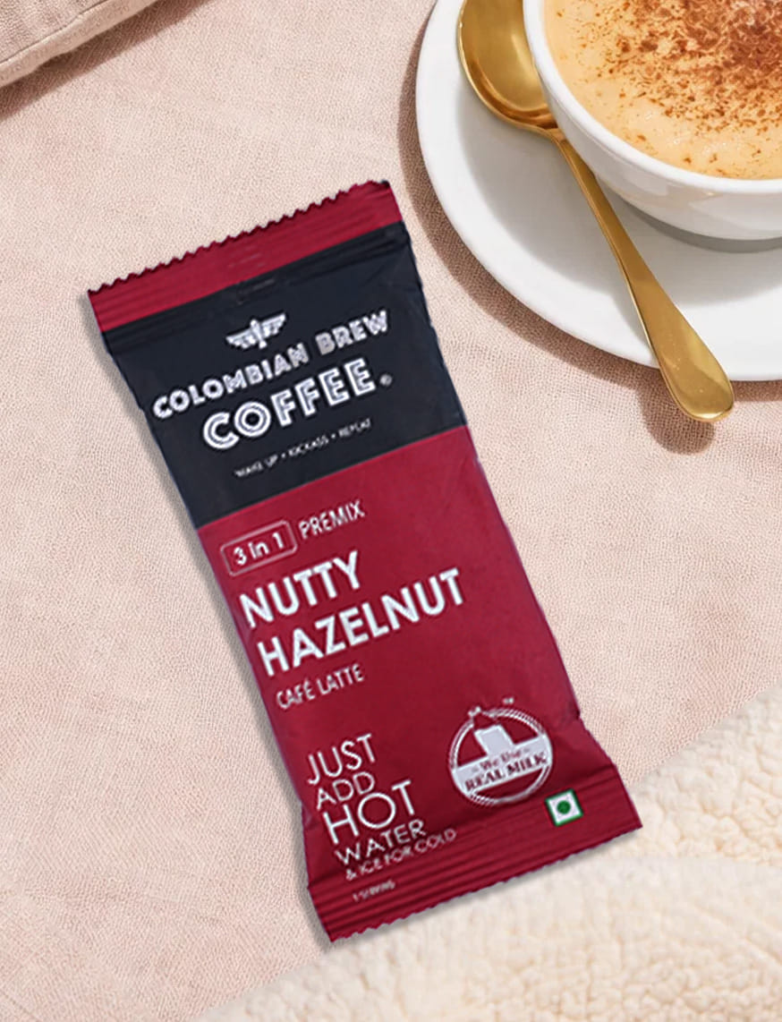 Hazelnut Coffee Premix (3 In 1), Sachet