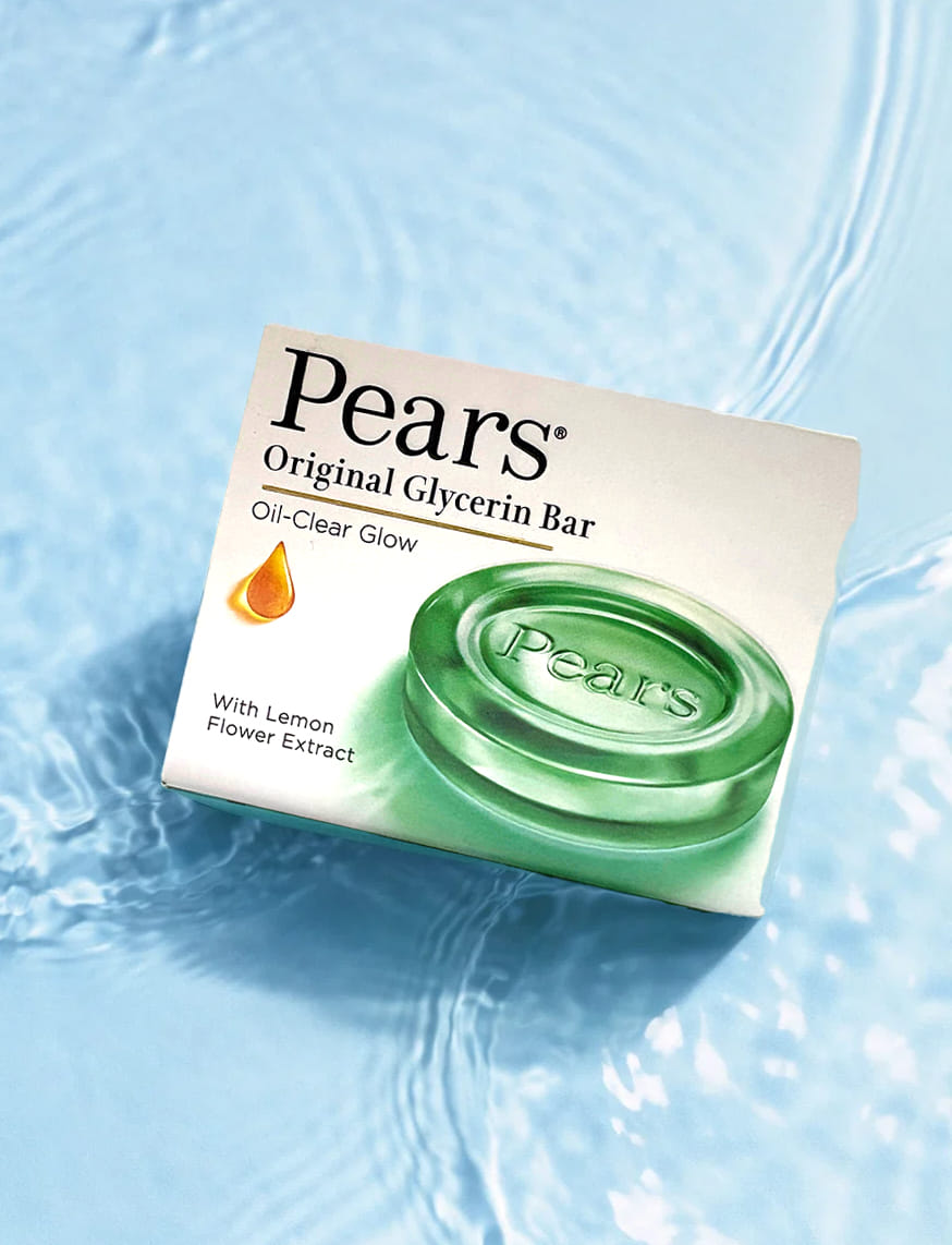 Pears With Oil- Clear Glow Bar Soap