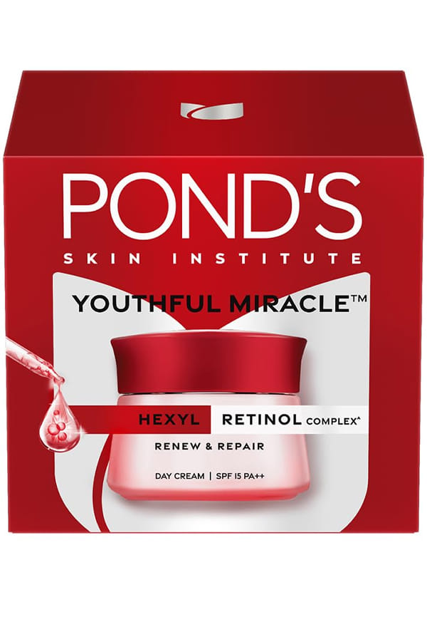 Youthful Miracle Hexyl Retinol Complex, Renew & Repair Day Cream SPF 15 PA++
