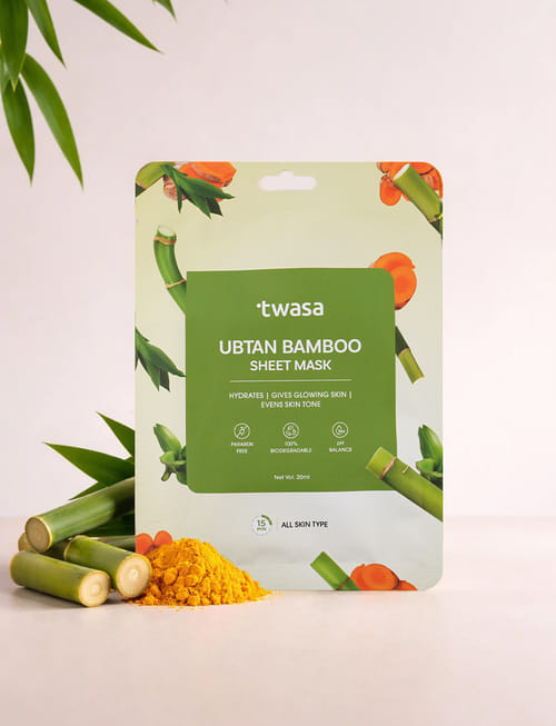 Ubtan Bamboo Facial Sheet Mask