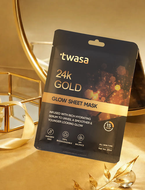 24k Gold Glow Sheet Mask