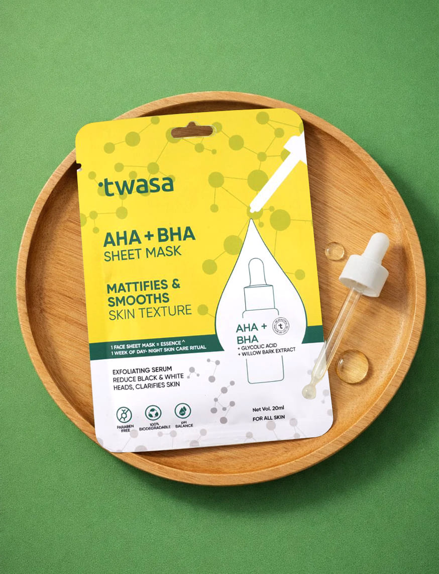 AHA+BHA Facial Sheet Mask