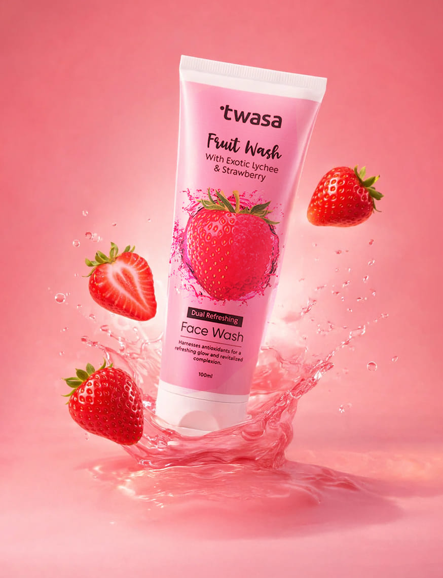 Fruit Face Wash With Exotic Lychee & Strawberry