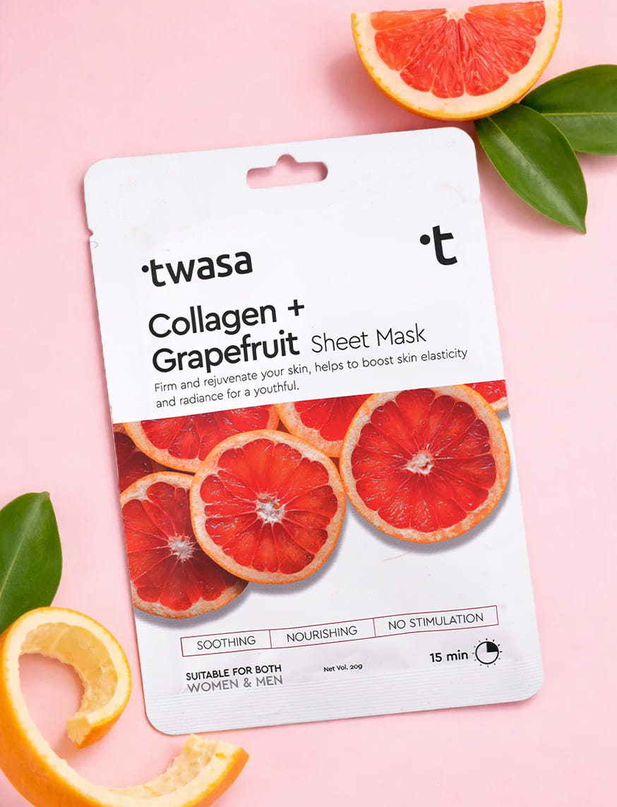 Collagen & Grapefruit Facial Sheet Mask