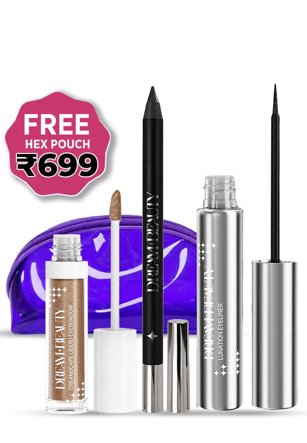 Cosmic Eye Glam Kit – Liquid Eyeshadow + Kajal + Liner