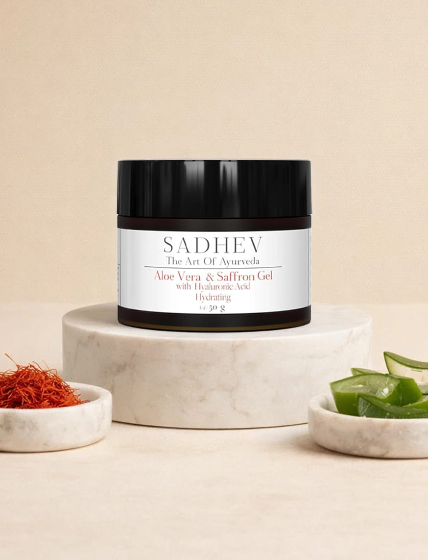 Hydrating: Aloe Vera & Saffron Gel With Hyaluronic Acid