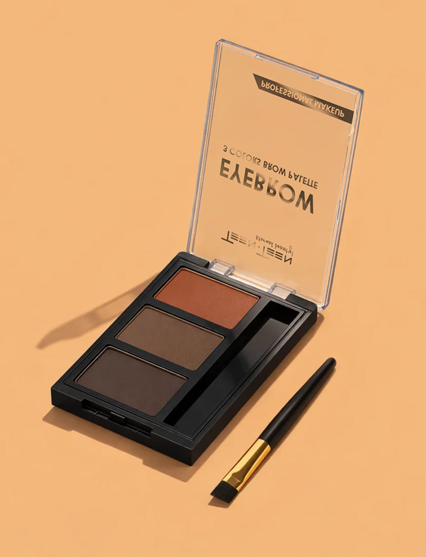 3 Colors Eyebrow Palette: 01