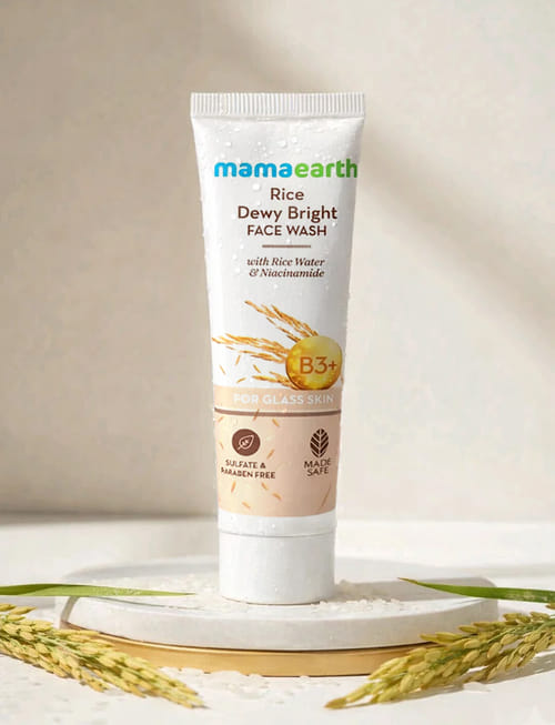 Rice Dewy Bright Face Wash