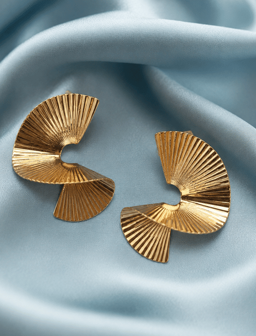 Regal Arc Statement Earrings