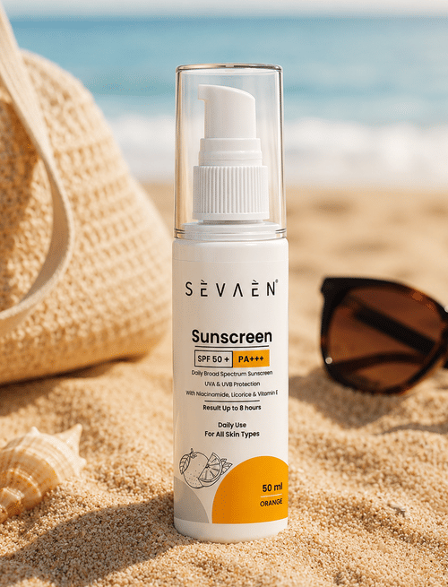 SPF 50+ PA +++ Daily Broad Spectrum Sunscreen - Orange