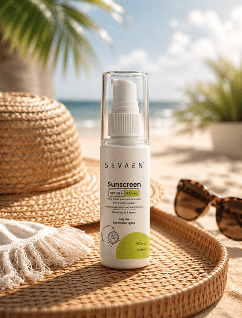 SPF 50+ PA +++ Daily Broad Spectrum Sunscreen - Lemon