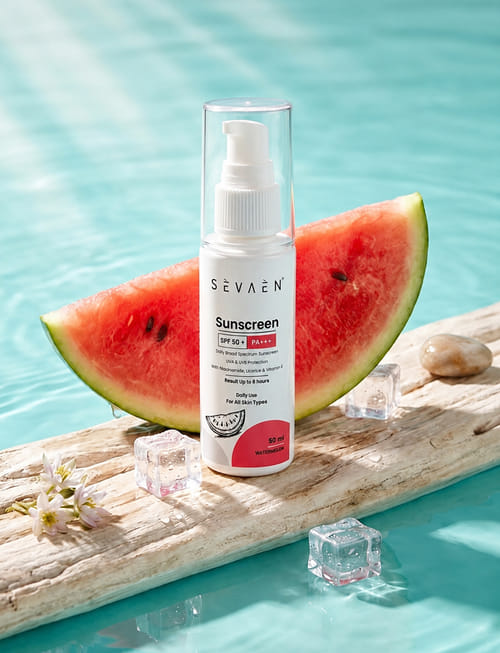 SPF 50+ PA +++ Daily Broad Spectrum Sunscreen - Watermelon