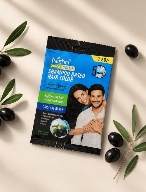 Shampoo Based Hair Colour For Women & Men - Original Black Shampoo Based Hair Colour For Women & Men - Original Black