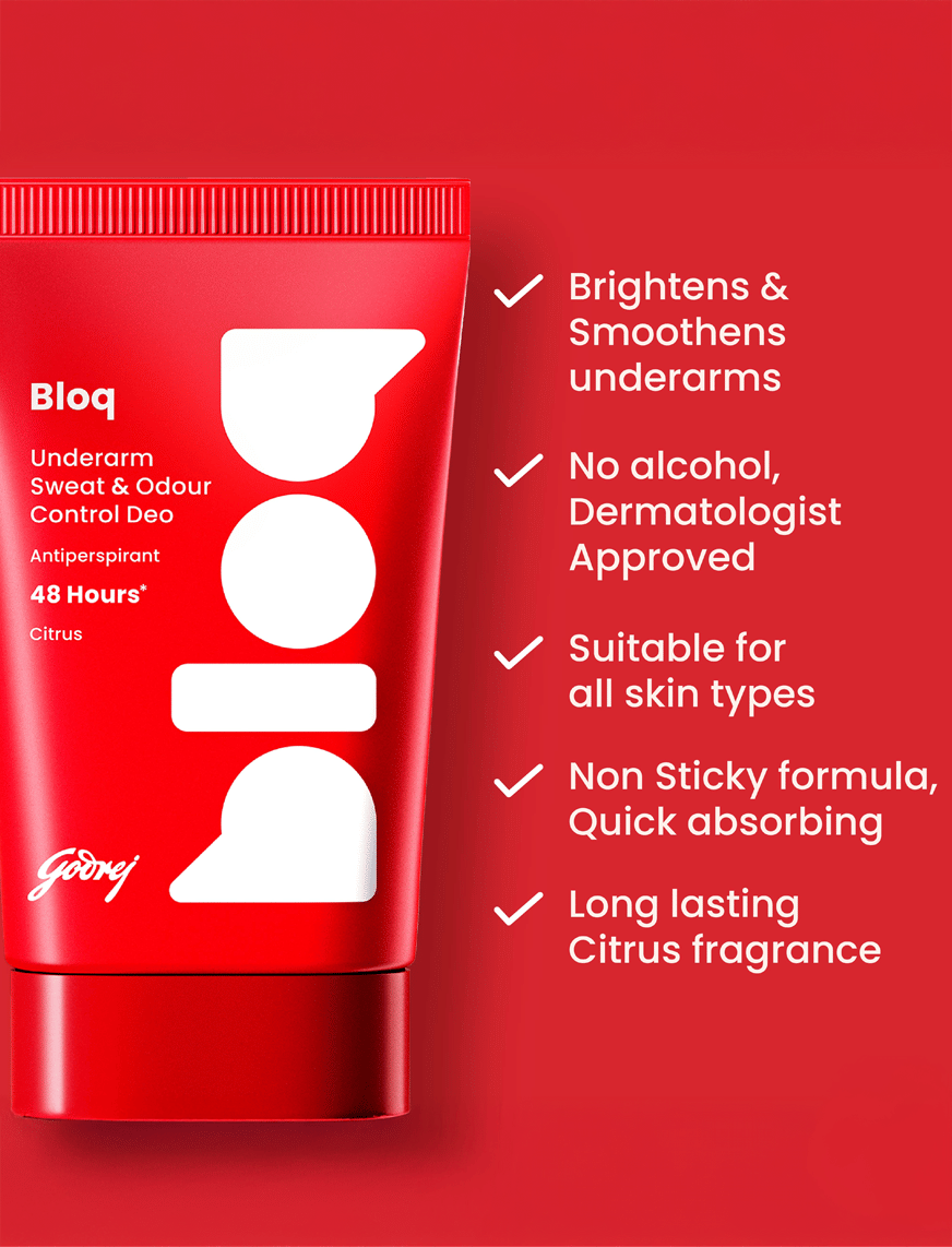 Bloq Underarm Sweat & Odour Control Deo - Citrus – thumbnail 3