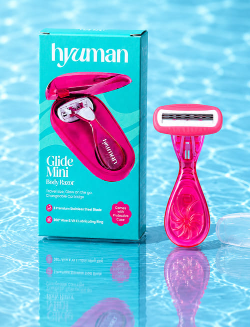 Glide Mini Reusable Body Razor For Women Glide Mini Reusable Body Razor For Women