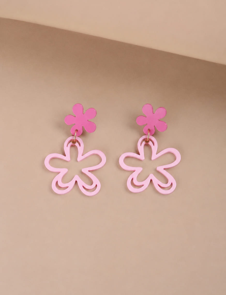 Candy Flower Drop Earrings
