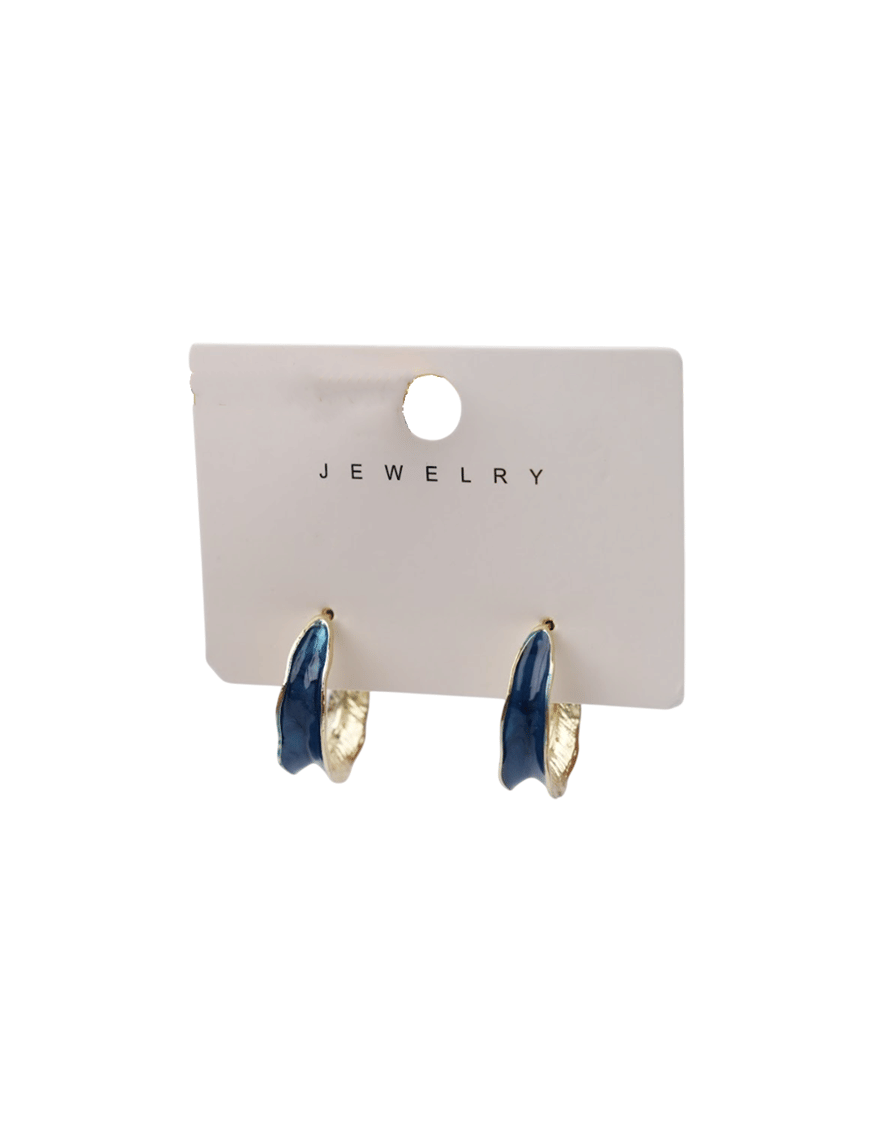 Gloss Wave Statement Hoops – thumbnail 2