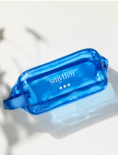 Transparent Blue Pouch Transparent Blue Pouch