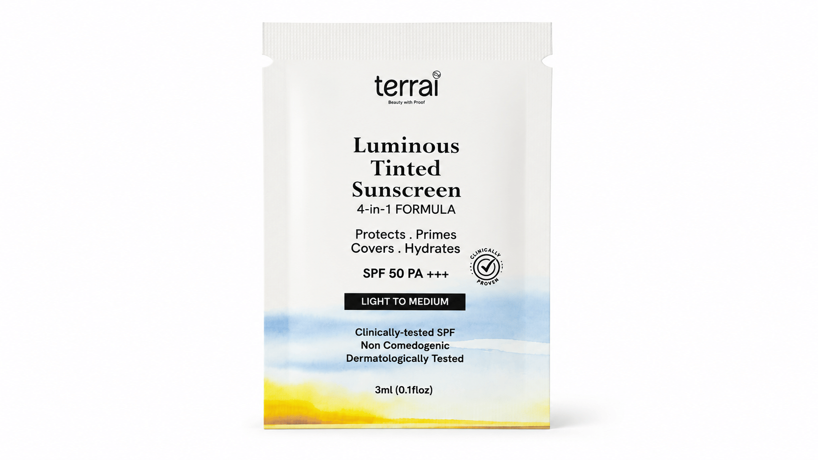 Luminous Tinted Sunscreen SPF 50 PA+++ Light - Medium – thumbnail 2