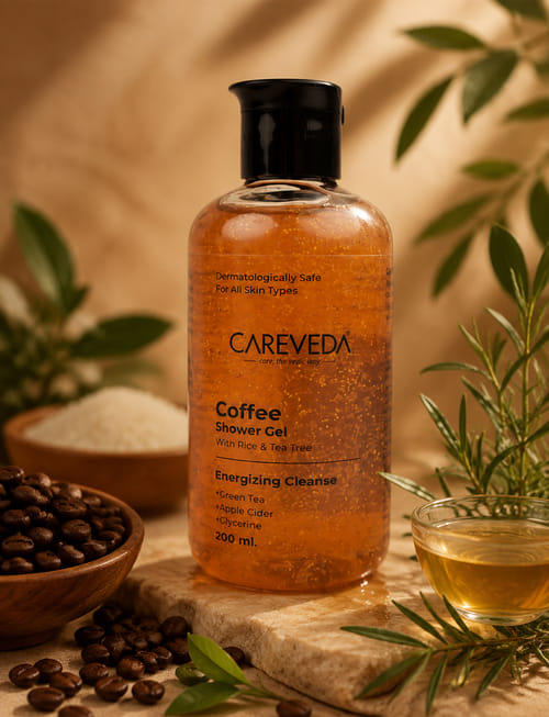 Coffee Shower Gel With Rice And Tea Tree Coffee Shower Gel With Rice And Tea Tree