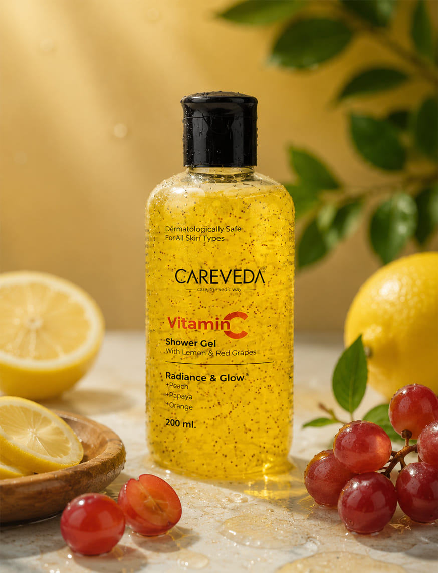 Vitamin C Shower Gel With Lemon And Red Grapes