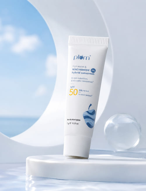 Rice Water & 2% Niacinamide Hybrid Sunscreen