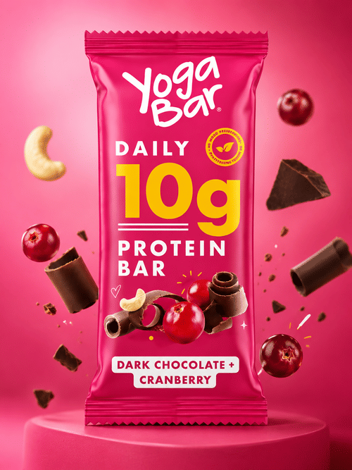 10g Protein Dark Chocolate+Cranberry Protein Bar