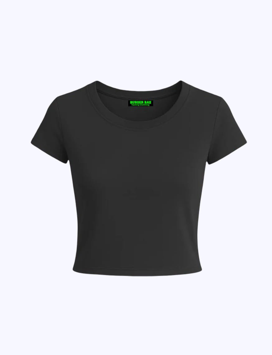 Basic IT Girl Baby Tee For Women - Grey – thumbnail 8