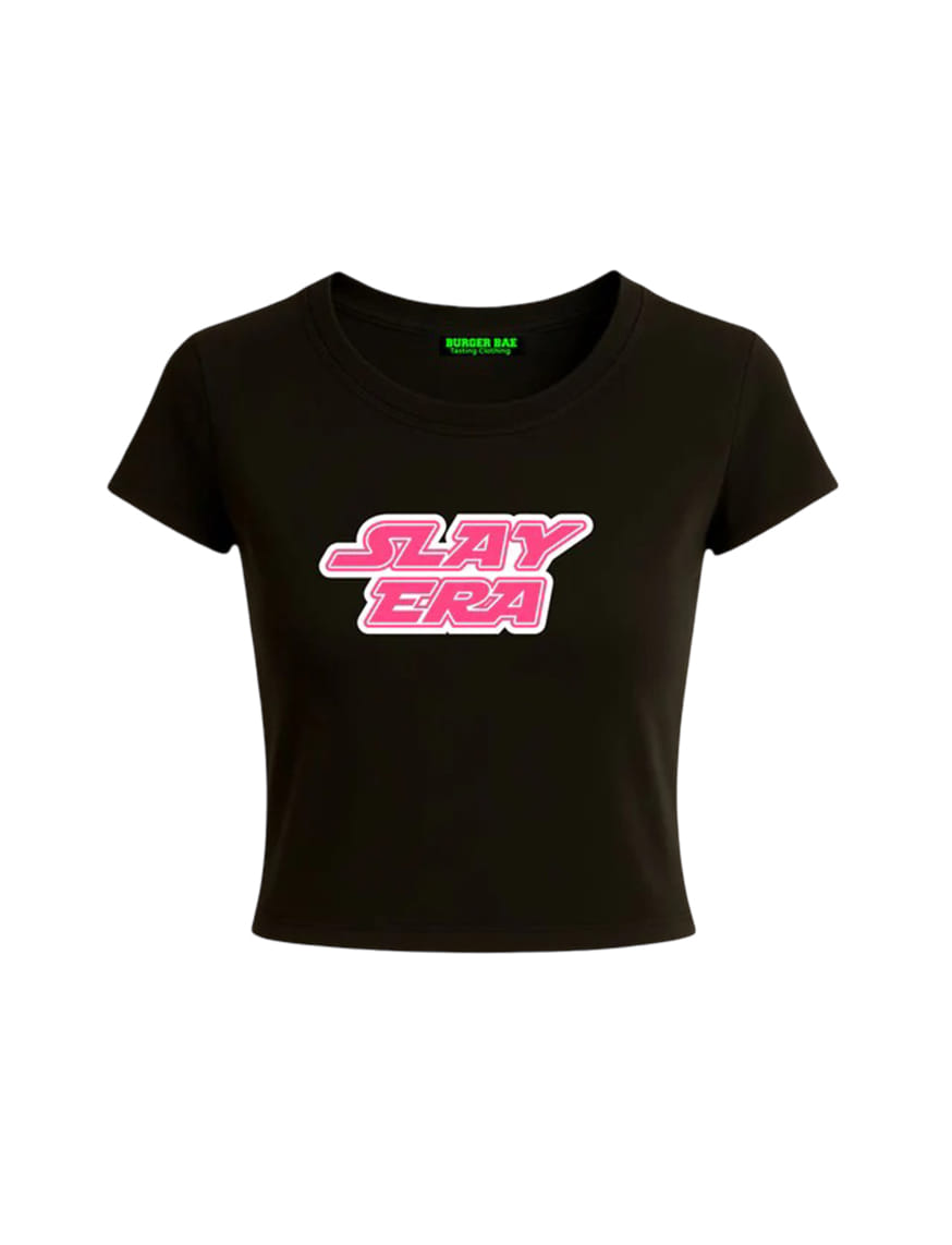 Slay Era Juice IT Girl Baby Tee For Women - Black – thumbnail 8