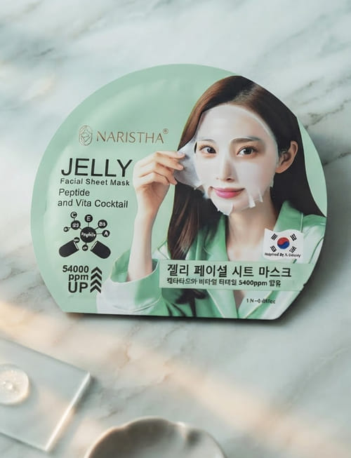Jelly Facial Sheet Mask With Peptide And Vita Cocktail