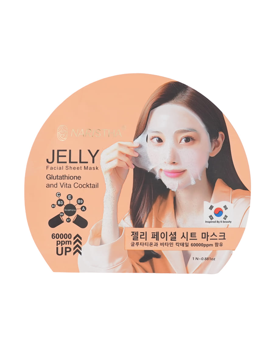 Jelly Facial Sheet Mask With Glutathione And Vita Cocktail – thumbnail 2