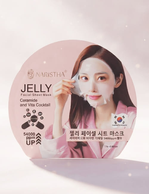Jelly Facial Sheet Mask With Ceramide And Vita Cocktail