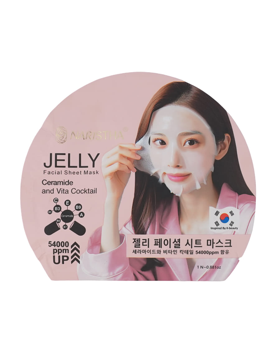 Jelly Facial Sheet Mask With Ceramide And Vita Cocktail – thumbnail 2
