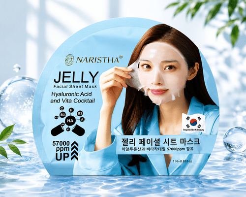 Jelly Facial Sheet Mask With Hyaluronic Acid And Vita Cocktail