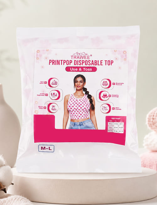 Disposable Print Pop Top -M/L