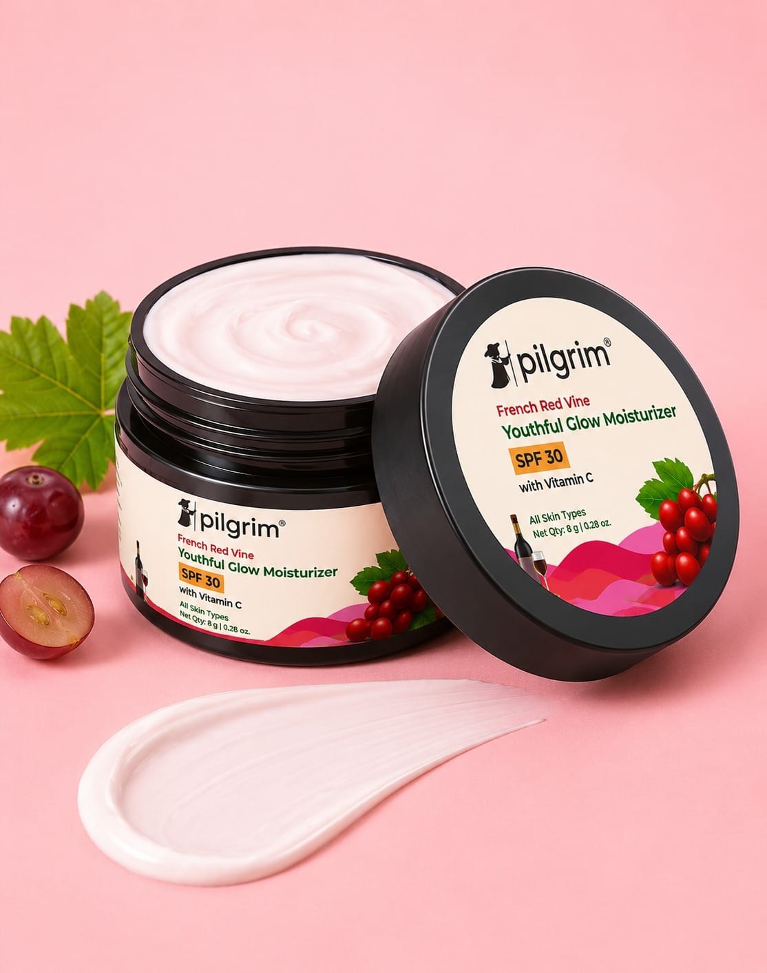 French Red Vine Youth Glow Moisturizer SPF 30 With Vitamin C